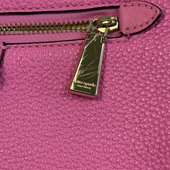 Kate Spade Pink Hudson Crossbody and Matching Bi-fold Wallet Pebbled Leather - Picture 8 of 14